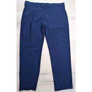Greyson Montauk Trouser Blue Pants Golf Stretch Performance Mens 38x28*